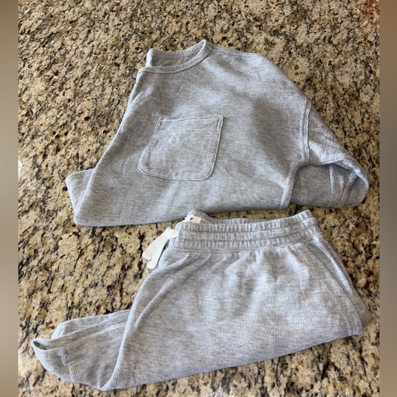 Aerie med. heather gray set size L - Picture 8 of 9